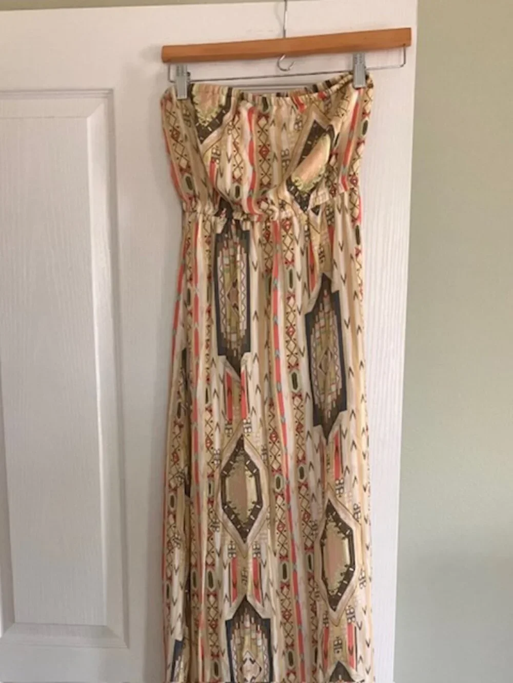 O'Neil women's maxi  dress bandeau Size xs boho - Picture 2 of 4